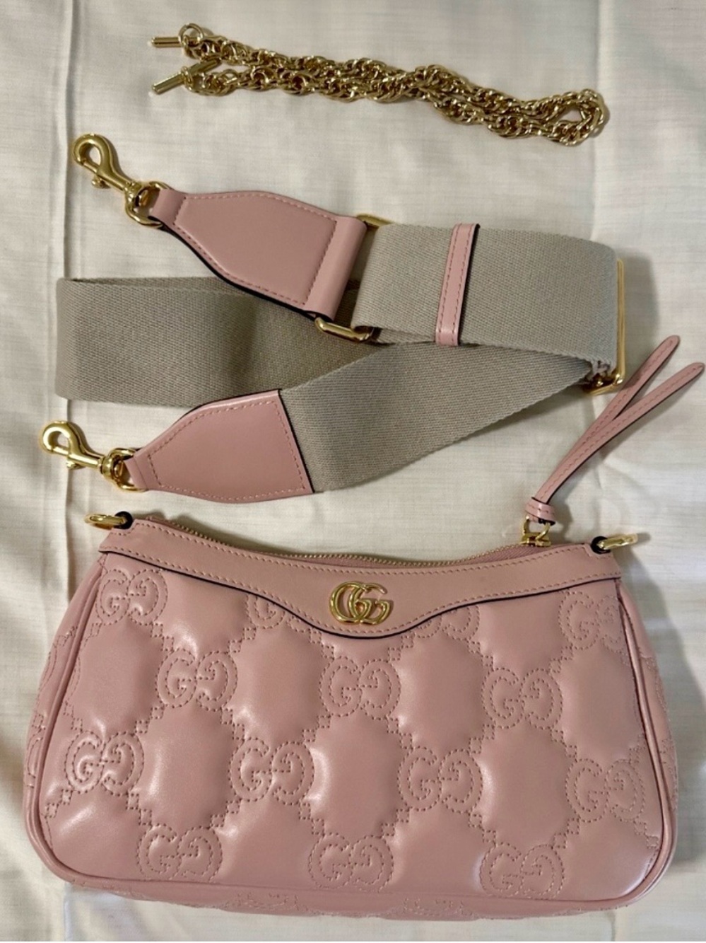 Gucci Matelassé with GG Shoulder Bag